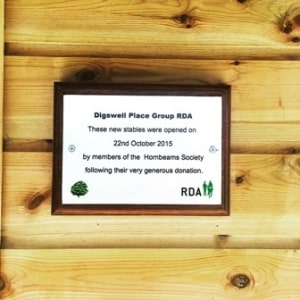 Thank you to the Hornbeams Society !